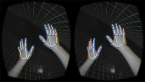 «Сырое» изображение рук с сенсора Leap Motion